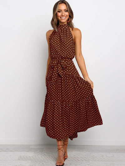 Polka-Dot-Halter-Midi-Dress-with-Waist-Tie-1