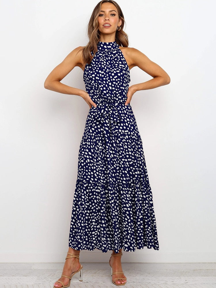Polka-Dot-Halter-Midi-Dress-with-Waist-Tie-1