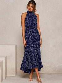 Polka-Dot-Halter-Midi-Dress-with-Waist-Tie-1