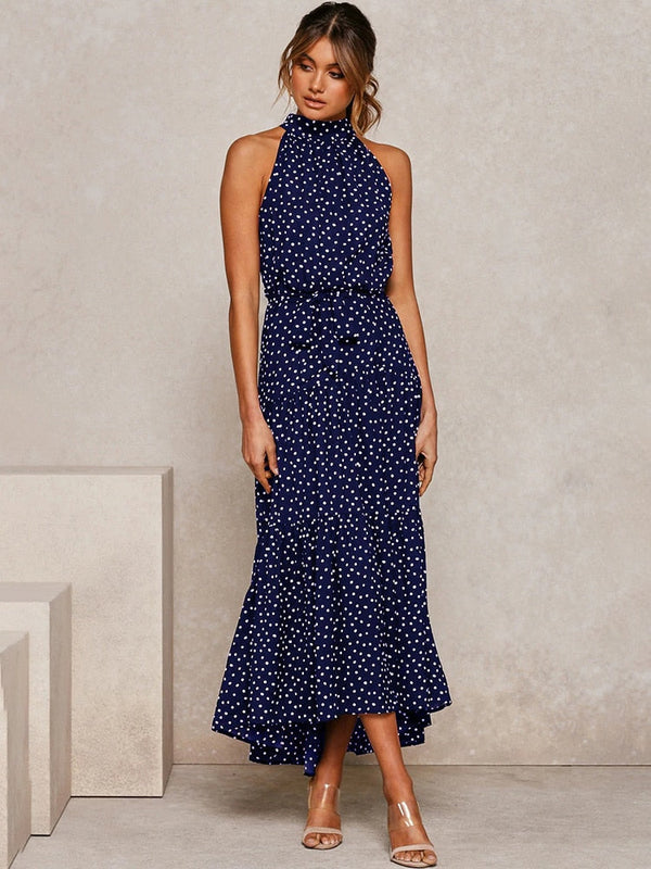 Polka-Dot-Halter-Midi-Dress-with-Waist-Tie-1