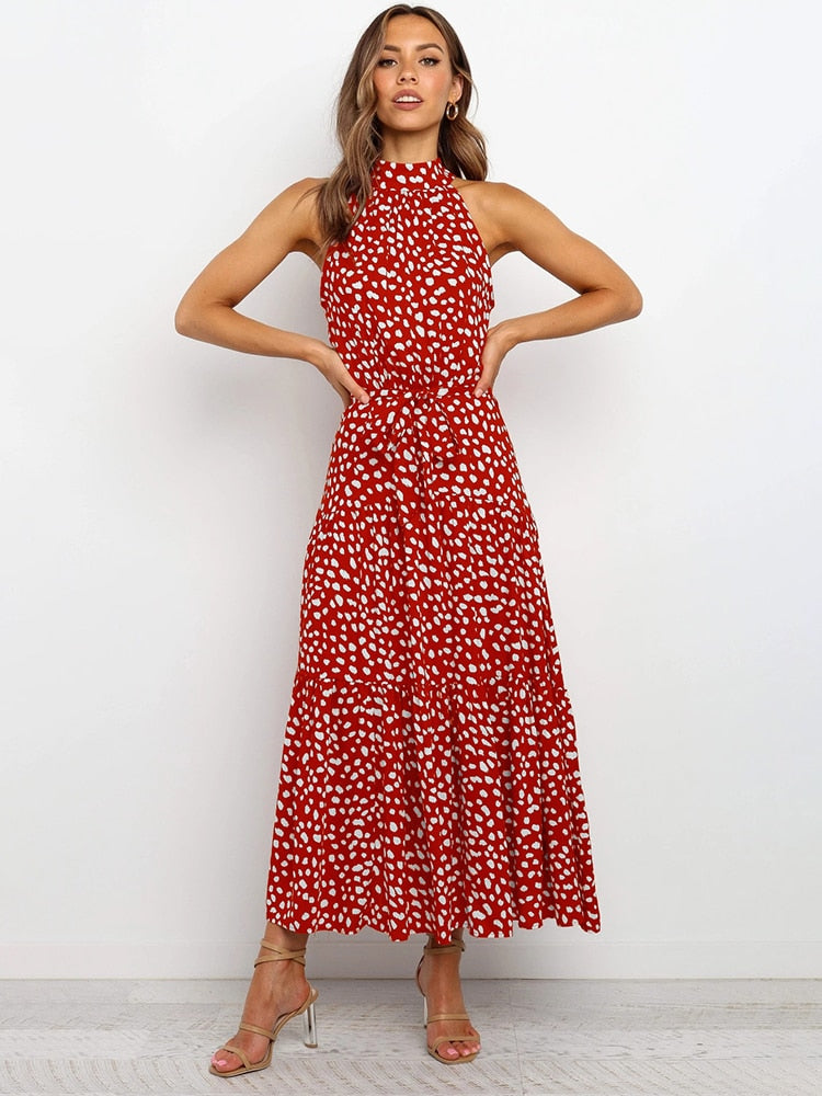 Polka-Dot-Halter-Midi-Dress-with-Waist-Tie-1