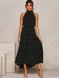 Polka-Dot-Halter-Midi-Dress-with-Waist-Tie-1