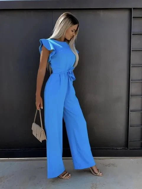 Sleeveless-Belted-Wide-Leg-Jumpsuit-Solid-Color-Noosa