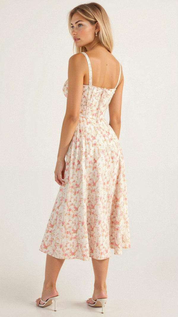 Sleeveless-Midi-Dress-Spaghetti-Strap-Floral-Print
