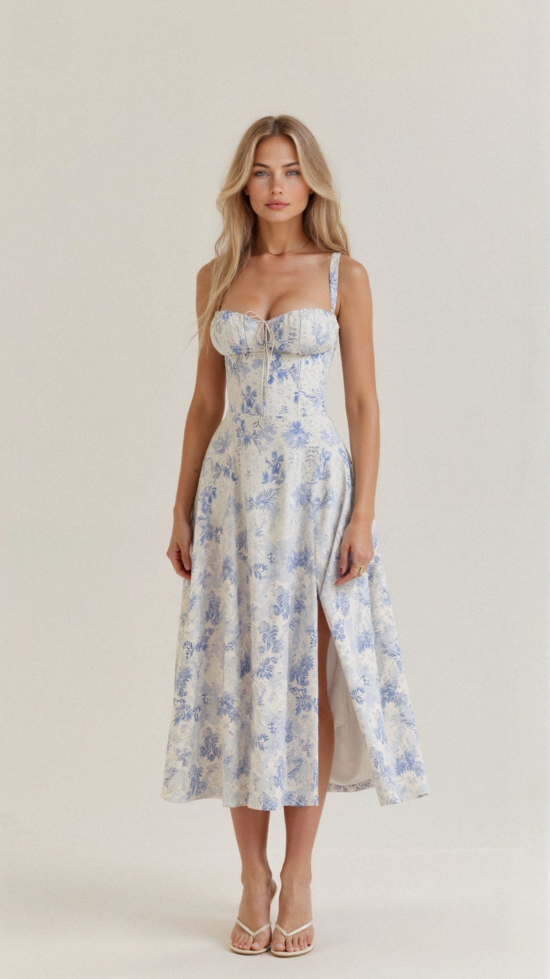 Sleeveless-Midi-Dress-Spaghetti-Strap-Floral-Print
