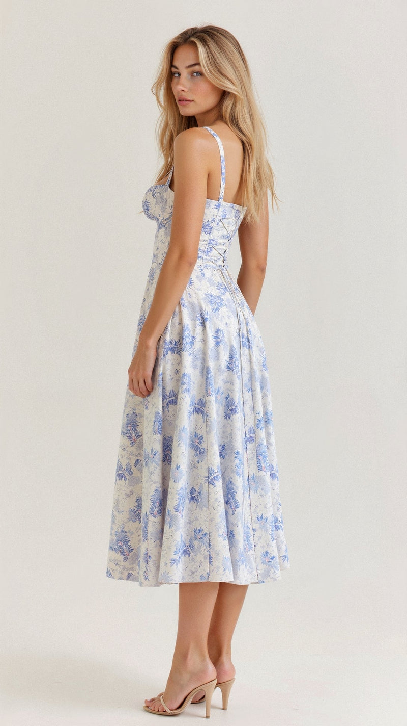 Sleeveless-Midi-Dress-Spaghetti-Strap-Floral-Print