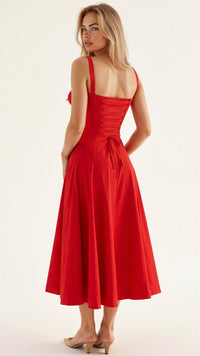 Sleeveless-Midi-Dress-Spaghetti-Strap-Solid-Color