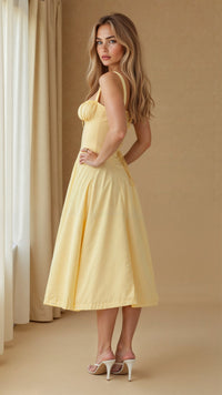 Sleeveless-Midi-Dress-Spaghetti-Strap-Solid-Color