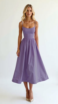 Sleeveless-Spaghetti-Strap-Midi-Dress-Solid-Color-Noosa