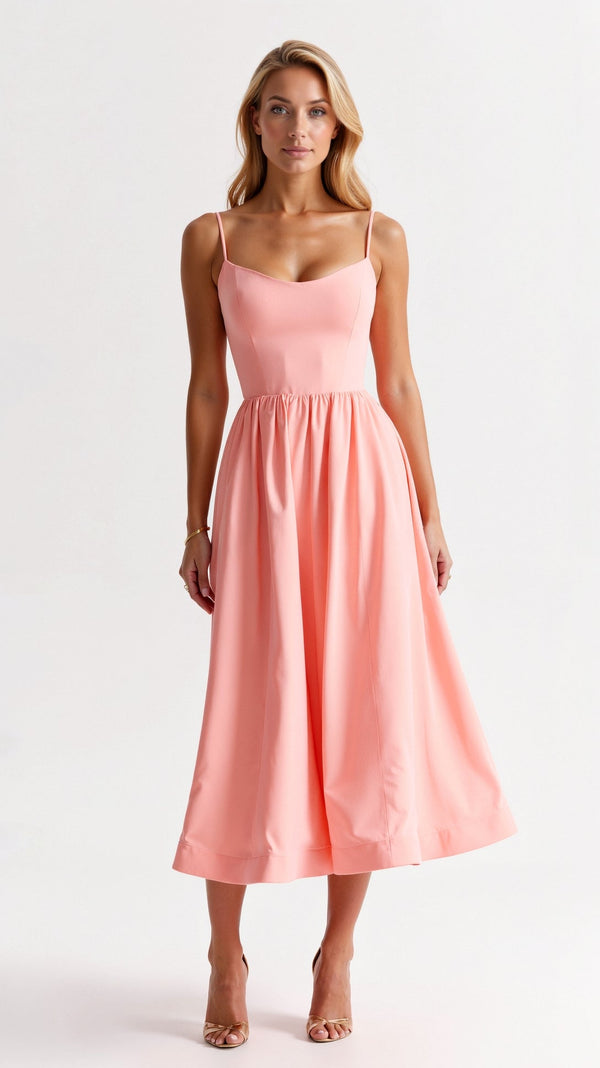Sleeveless-Spaghetti-Strap-Midi-Dress-Solid-Color-Noosa