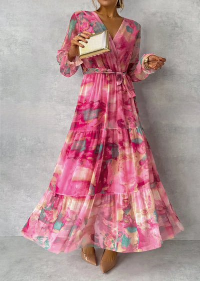 floral-print-v-neck-maxi-dress-belt-noosa