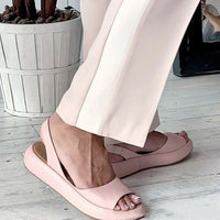 Slip-On Summer Sandals with Stretch Band