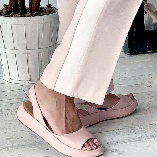 Slip-On Summer Sandals with Stretch Band